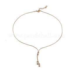 Collane a catena a serpente in acciaio inossidabile 304 con placcatura ionica (ip)&nbsp;NJEW-G081-04G