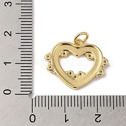 Pendentifs en laiton plaqué micro pavé&nbsp;KK-B092-10G