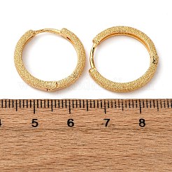 Creolen aus Messing mit rundem Ring&nbsp;EJEW-F384-08G