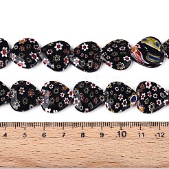 Handgemachte Glasperlen Millefiori-Stränge&nbsp;LAMP-T021-29