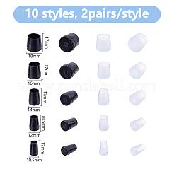 20 par de topes protectores de tacón alto de TPU en 10 colores&nbsp;FIND-DC0008-47