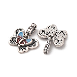 Schmetterlingsanhänger aus feinem Silber mit bunter Emaille&nbsp;STER-A047-01AS