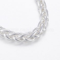 Weizenkettenarmbänder aus 304 Edelstahl&nbsp;BJEW-I252-09S