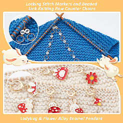 DIY-Strickwerkzeuge zum Thema Pilze&nbsp;HJEW-AB00579