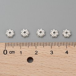 Perles en alliage perles d'espacement marguerite&nbsp;LF1249Y-01S-RS