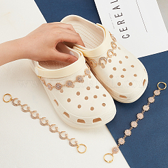 Cadena de adorno para zapatos sol y luna con estrellas&nbsp;FIND-AB00020-02