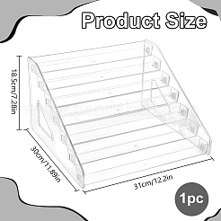 Espositori portaoggetti in plastica a 7 livello per bottiglie di smalto per unghie&nbsp;ODIS-WH0030-345