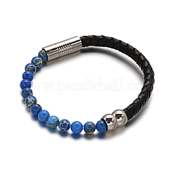 Lederband Kordel Armband & Armreif&nbsp;BJEW-E273-02M