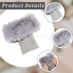 Beinschutz aus Wollgarnsocken aus Acrylfaser&nbsp;AJEW-WH20018-149C