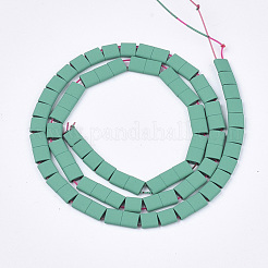 Perle di ematite sintetica non magnetica verniciate a spruzzo&nbsp;G-T116-07-04