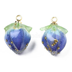 Handgefertigte Blumenanhänger aus Epoxidharz&nbsp;X-KY-S163-103A