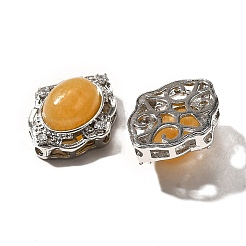 Liens multibrins en jade jaune naturel&nbsp;KK-M304-04P-11