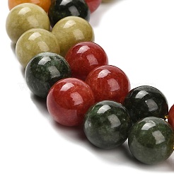 Natürliche weiße Jade perlen Stränge&nbsp;G-Z097-A01-10mm-B