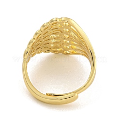 Hohle verstellbare Messingringe&nbsp;RJEW-P127-06G