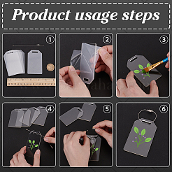 Acryl-Reservierte Etikettenkarte&nbsp;DIY-FG0007-37