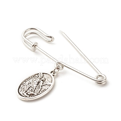 Spilla in lega in stile tibetano con charm&nbsp;JEWB-BR00066