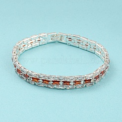 Bracelets en laiton plaqué en rack&nbsp;BJEW-Q771-06S-02