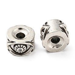 Micro pavé di perline di zirconia cubica trasparenti con placcatura in ottone ecologico&nbsp;KK-M258-05AS