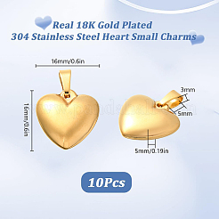 10 pendentif en acier inoxydable 304&nbsp;STAS-BBC0007-57
