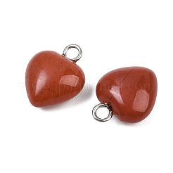 Natürliche rote Jaspis Charms&nbsp;G-T132-005E