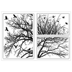 Klarsichtstempel aus PVC-Kunststoff&nbsp;DIY-WH0631-0253