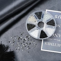 8 style 8/0 perles de rocaille rondes en verre&nbsp;SEED-YW0001-38B