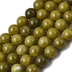 Naturels chinois perles de jade brins&nbsp;G-F363-12mm