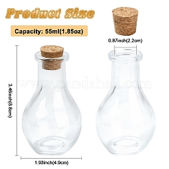 15 Glasflasche für Perlenbehälter&nbsp;AJEW-YW0001-53A