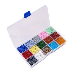 8/0 Runde Glas Saatperlen Sets&nbsp;SEED-PH0007-01