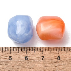 Zweifarbige Acrylperlen in Edelsteinoptik&nbsp;AC-CBA7B05-11