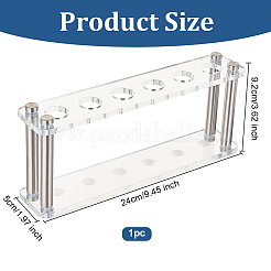 Soporte para tubos de ensayo de laboratorio de acrílico&nbsp;DIY-WH0430-378A