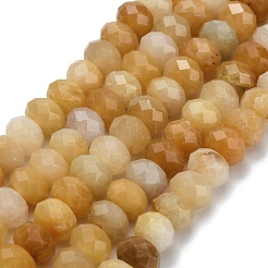 Topazio naturale perle di giada fili&nbsp;G-Z111-A06-01