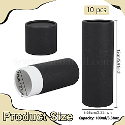 Cajas de cartón para almacenar botellas de aceite esencial con tapa&nbsp;CON-WH0107-52A