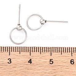 Ohrstecker aus anlaufgeschütztem 304 Edelstahl&nbsp;STAS-H226-08P-02