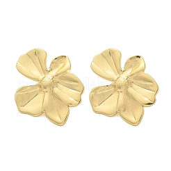 Pendientes de botón de acero inoxidable 304&nbsp;EJEW-U047-16G