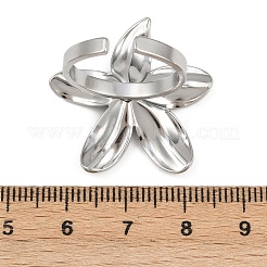 Bagues de manchette réglables en acier inoxydable 304 pour femmes&nbsp;RJEW-B135-07P