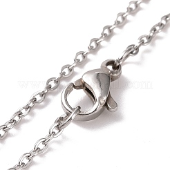 Collier avec pendentif hibou en acier inoxydable 304 anti-ternissement pour femme&nbsp;STAS-E154-20P