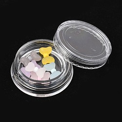 Clavo de cabujones de plástico esmerilado, accesorios de decoración de uñas para mujeres, lazo, color mezclado, 12x8.5x3.8mm