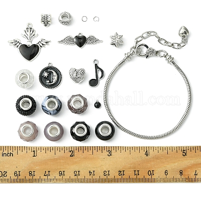 DIY-Armband-Bastelsets aus Legierung und Messing im europäischen Stil&nbsp;DIY-FS0007-23-1