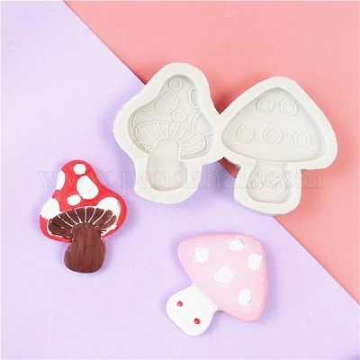 Tiny Mushroom Flexible Silicone Mold, Fondant, Candy, Chocolate, Food Safe,  Polymer Clay, Resin Mold, Epoxy and so much more