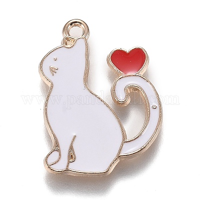 Pendentifs d'émail en alliage&nbsp;X-ENAM-O046-01B-1