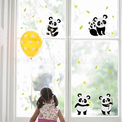 2 Pcs Panda Wallpaper Sticker Pvc Baby Vinyl Art Removable Decals