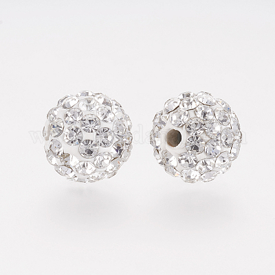 Polymer Ton Strass Perlen&nbsp;X-RB-K050-8mm-C31-1
