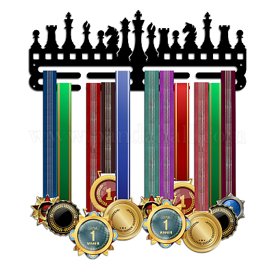 Negozio Espositore da parete con porta medaglie in ferro a tema sportivo  per fare gioielli - Pandahall Selected