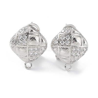 Boucles d'oreilles en laiton&nbsp;KK-E083-06P-1
