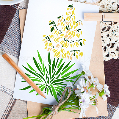 Nature Stencils - Flowers, Leaves