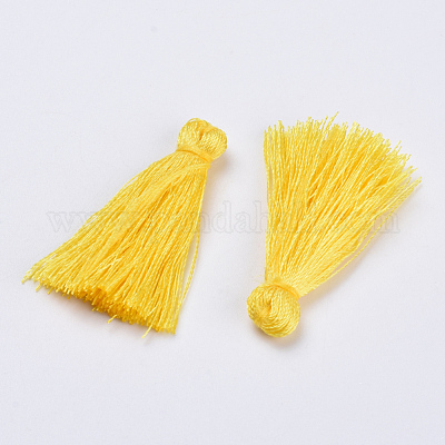 Décorations de pendentif pompon en polyester&nbsp;FIND-S260-C05-1