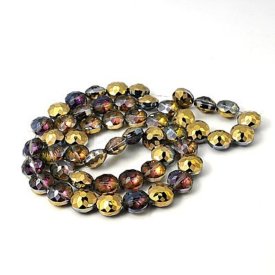 Perles en verre electroplate&nbsp;EGLA-E002-2H-1