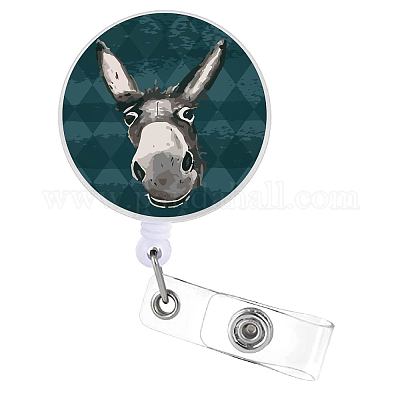 Wholesale CREATCABIN Badge Reel Retractable Donkey Badge Holder