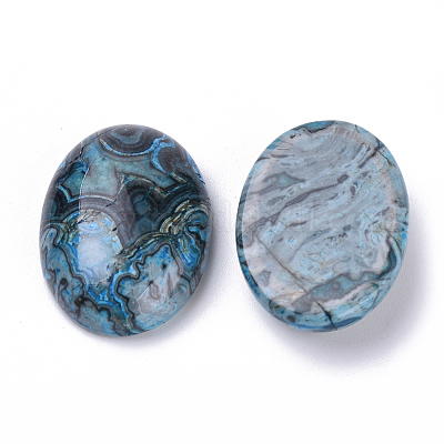 Natürliche Kräusel-Jaspis-Cabochons&nbsp;X-G-T062-22-1